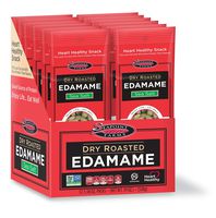 Seapoint Farms Sea Salt Dry Roasted Edamame, Healthy Snacks, 1.58 oz, 12-Pack