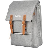 Chef Knife Bag Vintage Backpack | 30+ Pockets for Knives & Kitchen Utensils Tools | Large Pockets for Tablets & Notebooks | Great for Executive Chefs & Culinary Students