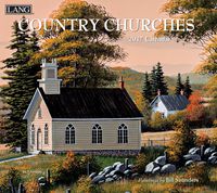 Lang 2017 Country Churches Wall Calendar, 13.375 x 24 inches (17991001904)