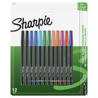 Sharpie Pen | Fine Point, Assorted Colors, Quick Drying Ink, 12 Count