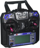 GoolRC Flysky FS-i6 AFHDS 2A 2.4GHz 6CH Radio System Transmitter for RC Helicopter Glider with FS-iA6 Receiver Mode 2