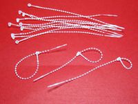 5" Snap Lock Pin ADJUSTABLE Security Loop Plastic Tag Fastener (100 pc)