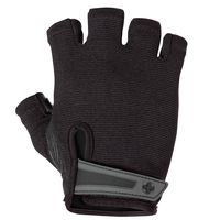 Harbinger Power Non-Wristwrap Weightlifting Gloves with StretchBack Mesh and Leather Palm (Pair), Black, XX-Large (Fits 9.5 + Inches)