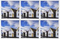 3dRose Greeting Cards, Iceland, 6 x 6 Inches, Open Air Museum of Glaumbaer in Winter (gc_209099_1)