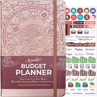 Legend Budget Planner - Deluxe Financial Planner Organizer & Budget Book. Money Planner Account Book & Expense Tracker Notebook Journal for Household Monthly Budgeting & Personal Finance - Rose Gold