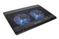 Thermaltake Massive 14 Steel Mesh Panel Dual 140mm Blue LED Fan Adjustable Speed Control 10"-17" Laptop Notebook Cooling Pad  CL-N001-PL14BU-A