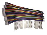 6 Sets JST PH 2.0MM 9 Pin Female Single Connector with Flat Wires 100MM 1007 26AWG