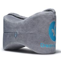 Leg Pillow Memory Foam Knee Pillow for Side Sleepers for Between Legs Dream Hip Pillow Knee Pillows for Sleeping Leg Pillows for Sleeping on Side SI Joint Sciatica Orthopedic Knee Pillow for Back Pain