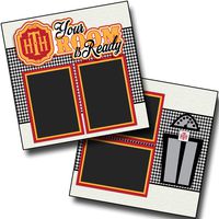 Your Room is Ready - Tower of Terror - Premade Scrapbook Pages - EZ Layout 4230