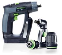 Festool 564274 CXS Compact Drill Driver Set With Right Angle Chuck
