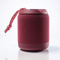 Braven BRV-Mini - Waterproof Pairing Speaker - Rugged Portable Wireless Speaker - 12 Hours of Playtime - Red