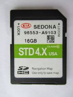 A9103 NEW 2015 KIA SEDONA Navigation MAP Sd Card ,GPS UPDATE , U.S.A OEM PART # 96553-A9103 16GB 4.X USA OEM PART