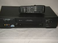 MITSUBISHI TwinPerfecTape Hi- Fi Stereo VCR with Remote Control, Perfect!