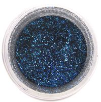 Royal Blue Glitter Dust 5 gram container. Blue Glitter Dusting Powder for Cake Decorating. Polvo Azul Brillantina Sunflower Sugar Art