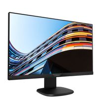 Philips 243S7EJMB 24" monitor, Full HD IPS, 101% sRGB, HDMI/DisplayPort/VGA, USB hub/speakers, Height Adjustable, VESA, 4Yr Advance Replacement Warranty