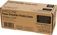 Shredcare 15.8 gal Office Waste Bin Trash Can Liner (SCB5015) Pack of 50
