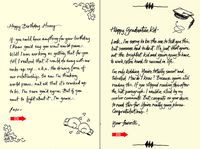 Quiplip Handwritten Yours Truly Birthday Cards, 6-Pack (YT09196PCK)