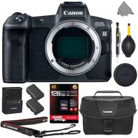 Canon EOS R Mirrorless Digital Camera (Body Only) with AOM 128GB 4K Starter Bundle - International Version