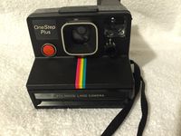 Polaroid OneStep Plus SX-70 Black/Rainbow Land Camera