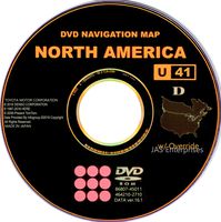 Toyota Lexus Navigation Map Update DVD Ver 16.1 U41 with Override Gen5