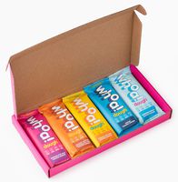 WHOA! DOUGH Cookie Dough Nut Bars | Variety Pack | Gluten Free, Dairy Free, Non GMO Healthy Snacks for Kids and Adults | 7gram of Plant Based Protein | 5 Bars