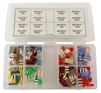 Littelfuse 00940570ZXA Micro2, Micro3, MCase Fuse Commercial Assortment, 135-Piece (Pack of 135)