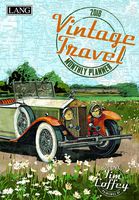 LANG - 2018 Monthly Planner -"Vintage Travel", Artwork by Tim Coffey - 13-Month: January 2018 - January 2019-8.5" x 12"