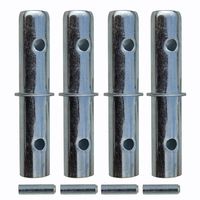 Scaffolding Coupling Pin with 1/8" Collar with snap on Pin 4 Sets Brand New Prisms
