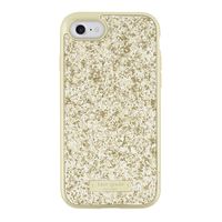 kate spade new york Glitter Case with Bumper for iPhone 7 - Exposed Glitter Gold/Gold
