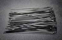 200 PK 11 INCH Zip Ties Nylon Black 40 LBS UV Weather Resistant Wire Cable BCT11