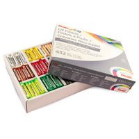 Pentel Arts Oil Pastels, 432 Piece Classroom Size Pack (PHN-12CP), Assorted