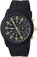 Diesel Unisex Diesel ON Armbar Hybrid Smartwatch Black Silicone,Model (DZT1014)