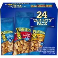 Planters Nuts Variety Pack 24 count