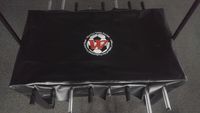 Warrior Table Soccer Foosball Table Cover - 56L x 30W - Soccer Table Cover Black