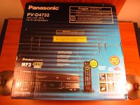 Panasonic PV-D4732 Double Feature VHS VCR Recorder DVD Combo Player