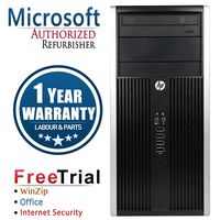HP CR16VFHPDT0130 6200 Business High Performance Tower Desktop, Intel Core i5 2400 3.1G, 4G DDR3, 250G HDD, DVDRW, Windows 10 Professional, black (Renewed)