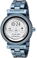 Michael Kors Access Women's 'Sofie Touchscreen' Quartz Stainless Steel Casual Watch, Color:Blue (Model: MKT5042)