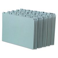Pendaflex A-Z Top Tab Recycled Gray Pressboard 1/5-Tab File Guides, Letter, 25/Set (PN925)