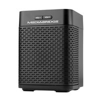Mediabridge Forte Portable Bluetooth Speaker with Powered Rear-Firing Subwoofer - Wireless Speaker with Rechargeable Battery - (Part# BTS-1B)