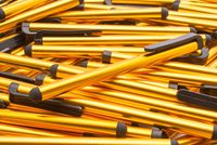 100pcs Smart Phone/Smart Tablet Gold Yellow Bulk Stylus Styli