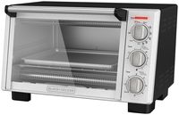 BLACK+DECKER 6-Slice Convection Countertop Toaster Oven, Stainless Steel/Black, TO2055S