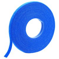 Panduit HLM-15R6 Hook and Loop Miniature Roll Cable Tie, 15-Foot Length, Blue