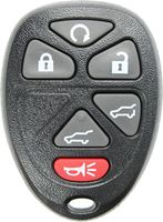 ReplaceMyRemote New 6 Button Keyless Entry Remote Control Car Key Fob Replacement Compatible with Part Number: 22951510, 15913427, 20869057, 22756462 - FCC ID: OUC60270, OUC60220 (Black)