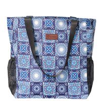 Original Floral Water Resistant Large Tote Bag Shoulder Bag for Gym Beach Travel Daily Bags Upgraded ([O] Pattern)