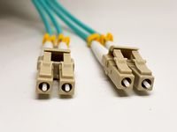 LC to LC 1M OM3 10GB Multimode Duplex Fiber Optic Patch Cable. Israeli Cutting Edge Technology, 1M (3.28ft), 50/125 OFNP Micron. LC to LC Fiber Cords Cables. SFP,3MM PVC.