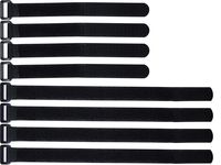 Ceeyali Reusable Hook and Loop Fastening Cable Ties Cable Straps for Home Office Tablet PC TV Electronics Wires Organizer Management (15 Pack 8 inch + 15 Pack 12 inch)