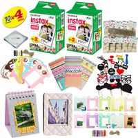 Fujifilm instax Mini 8 & Mini 9 Camera Accessory KIT Includes - Fuji Instant Film 40 Sheets + Premium Over 60 PCS Bundle for fujifilm instax Mini 8 & Mini 9 Films