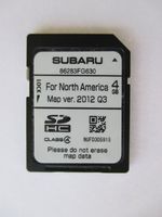 FG630 2014 SUBARU IMPREZA WRX STI 14 SD NAVIGATION CARD , MAP FOR NORTH AMERICA, USA / CANADA PART NUMBER 86283FG630