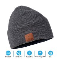 NERAON Newest Bluetooth 5.0 Wireless Bluetooth Beanie with Detachable HD Stereo Speakers & Mic, Bluetooth Headphones Beanie Music Hats for Outdoor Sports