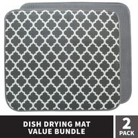532401 Dish Drying Mat Value Pack, 16" x 18", 2PK